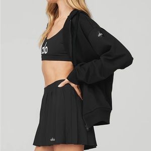 Alo Everyday Full Zip Hoodie - Black XS